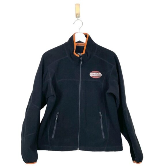 Harley-Davidson DETOUR Mock Neck Fleece Jacket Size Large - Picture 1 of 10